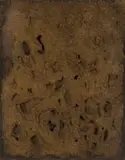Aileen Lipkin, Abstract in Sand, mixed media on board