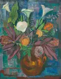 Alfred Krenz, Proteas and Arum Lilies