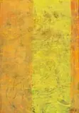 Bill Ainslie, Yellow and Orange Abstract, mixed media on card