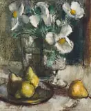 Irmin Henkel, Poppies (Rodneyas) (sic), oil on canvas