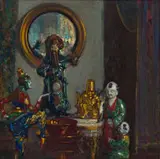 John Henry Amshewitz, Still Life with Porcelain Figurines