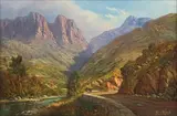 Du Toitskloof by Gabriel de Jongh, oil on canvas, sold May 2023