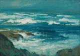 Natal South Coast by Titta Fasciotti, oil on board, sold May 2023