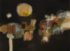 Douglas Portway, Abstract Composition, gouache on paper