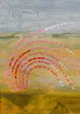 Peter Webber, Abstract Composition, oil on card