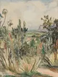 Maud Sumner, Landscape, watercolour on paper