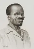 Gerard Bhengu, Portrait of a Man