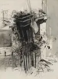 Nils Burwitz, Demolition, ink on paper