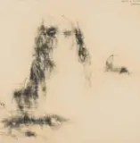 Judith Mason, Bather in Sunlight, pencil on paper