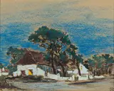 Nita Spilhaus, House and Trees