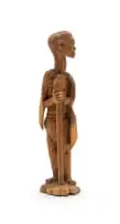 Tambuti Figure by Noria Mabasa, carved wood, sold May 2023