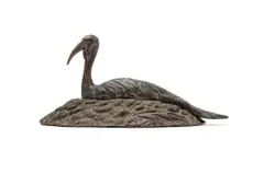 Heron by Keith Calder, bronze, sold May 2023