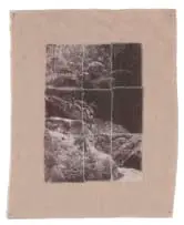 Strauss Louw, Alcove, transfer print on 9 panels laid down on cotton