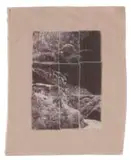 Strauss Louw, Alcove, transfer print on 9 panels laid down on cotton