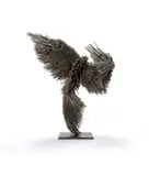 Jake Michael Singer, Vertex Conditions 6 (JMS069), 2019, marine grade stainless steel (316), on a mild steel base