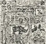 William Kentridge, Untitled, William Kentridge Flute Series, sugarlift aquatint, drypoint and engraving