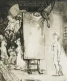 Deborah Bell, Will You Never Know What You Are?, etching and aquatint on paper
