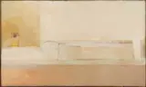 John Kramer, Abstract Landscape, oil on canvas