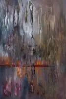 Elfriede Dreyer, Matrix of Fire, oil on canvas