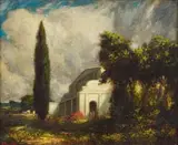 Edward Roworth, Nooitgedacht of the Gardens Cape, oil on canvas