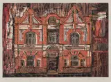 Carola Brotherton, Old Stock Exchange, Timber Street, four colour linocut on paper