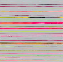 Paolo Bini, Monochrome White III, mixed media on canvas