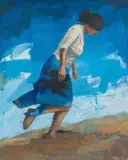 Lionel Smit, Lot's Wife, oil on canvas