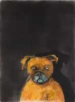 Colbert Mashile, Thug Life VI, colour monotype on paper