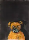 Colbert Mashile, Thug Life VI, colour monotype on paper