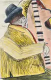 Ode to Charles Mingus by Sam Nhlengethwa, colour lithograph on paper, sold Jun 2023