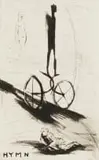 Deborah Bell, Hymn, drypoint on paper