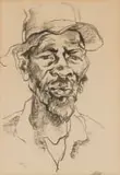 Gregoire Boonzaier, Portrait of Figure in a Hat
