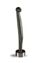Figure by Edoardo Villa, bronze with a brown patina on a stainless steel base, offered May 2023