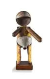 Mischa Fritsch, Gas Bottles, 2016, found gas bottle on a wooden base