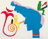 Double Woman by Walter Battiss, screenprint, sold May 2023