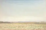Adolph Jentsch, Extensive Landscape, Namibia, oil on canvas