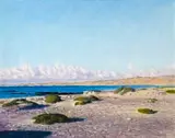 Walter Meyer, Stormvogelbucht, Lüderitz, oil on canvas