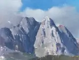 Adriaan van Zyl, Die Pieke (The Peaks), oil on canvas