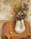 Michel de Gallard, Vase Blanc (White Vase), oil on canvas