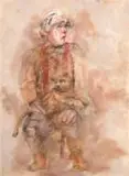 Karin Jaroszynska, Man with Cat