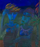 Jan Vermeiren, Two Blue Women
