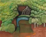 Clifford Mpai, Matlala River, colour pencil on paper