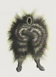 Walter Oltmann, Caterpillar Suit I, lithograph and chine collé on paper