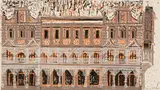 Carola Brotherton, YMCA Building Longmarket Street, colour woodblock on paper