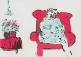 Robert Hodgins, Ouma, colour etching on paper