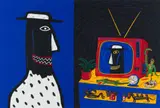 Norman Catherine, Incognito, silkscreen on paper