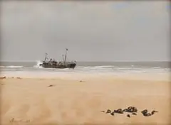Keith Alexander, Beached Boat, oil on canvas