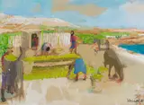 Marjorie Wallace, Coastal Harvest Scene