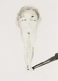 Minnette Vári, Life of Baubo: Apotrope I, ink on paper