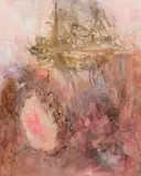 Elfriede Dreyer, Transhipped, mixed media on canvas